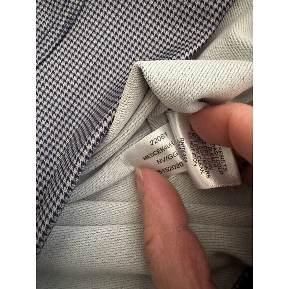 Peter Millar Men's Golf Perth 1/4‎ Zip Pullover Houndstooth Size XL - Picture 9 of 9